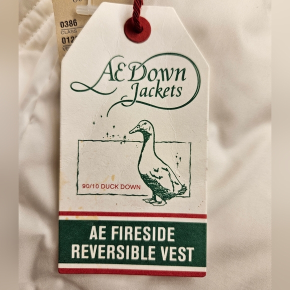 90/10 Duck Down - American Eagle Outfitters Reversible Vest - NWT Size XL - Picture 7 of 11